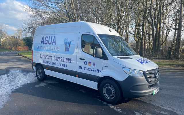 Agua bathrooms van